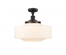 Innovations Lighting 517-1CH-OB-G691-16-LED - Bridgeton - 1 Light - 16 inch - Oil Rubbed Bronze - Semi-Flush Mount