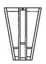Arroyo Craftsman AS-8GW-AB - 8" asheville sconce